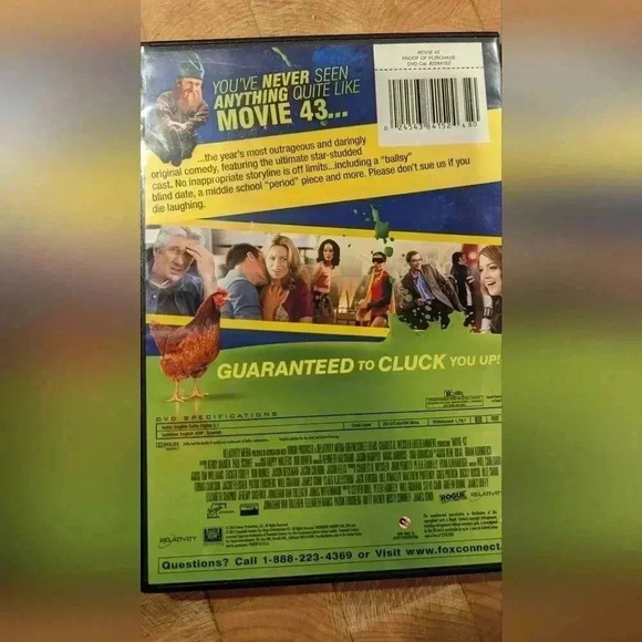 Movie 43 DVD (EUC) - Picture 2 of 3